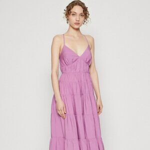 Abercrombie Flowy Tiered Maxi Dress